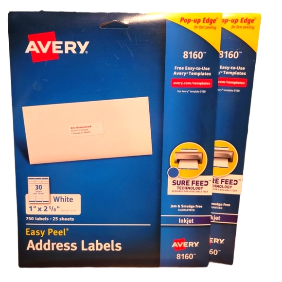 4x4 avery labels